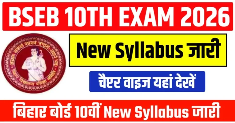 Bihar Board 10th Syllabus 2026
