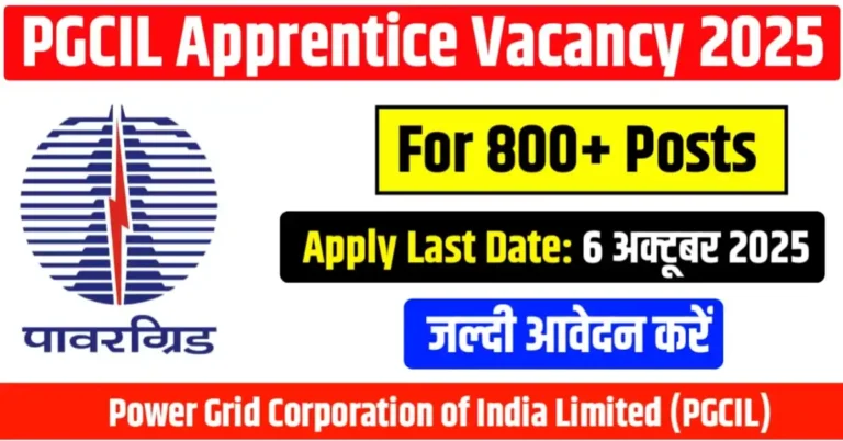 PGCIL Apprentice Vacancy 2025