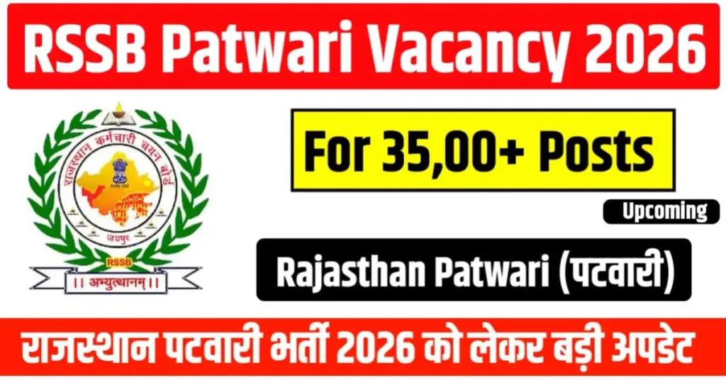 Rajasthan Patwari Vacancy 2026