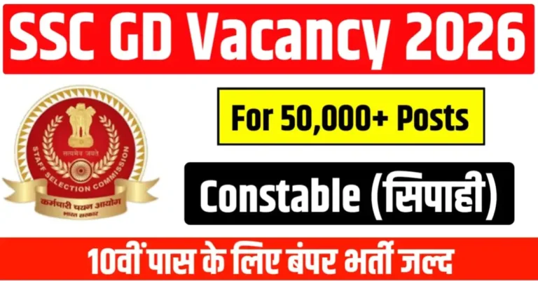 SSC GD Constable Vacancy 2026