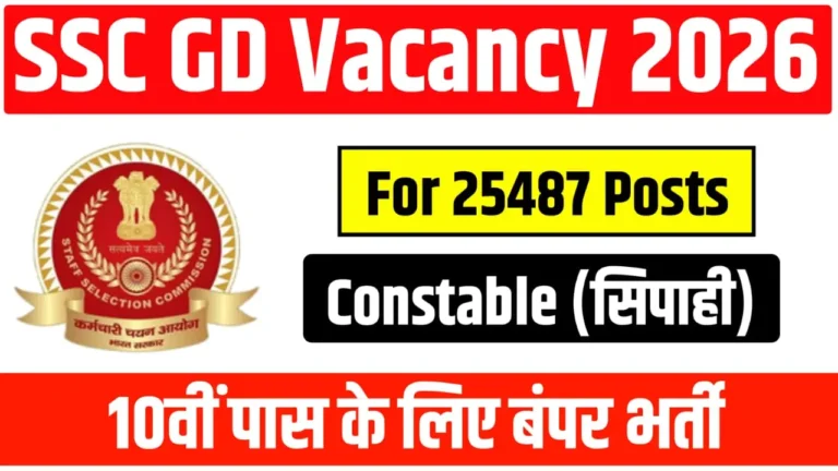 SSC GD Constable Vacancy 2026