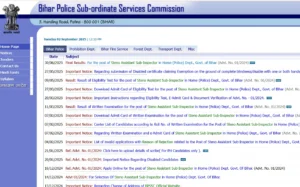 Bihar Police SI Vacancy 2026 Image 2