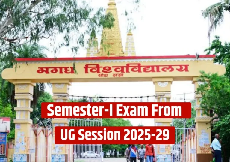 Magadh University UG Exam Form 2025-29