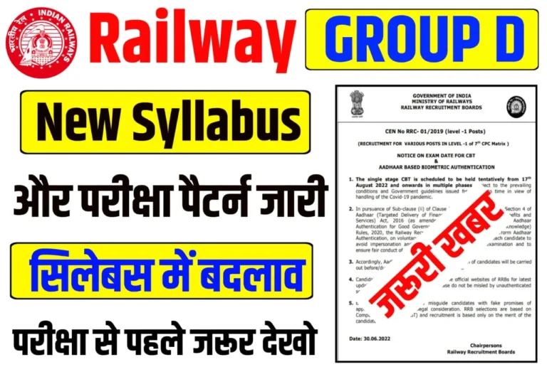 RRB Group D syllabus