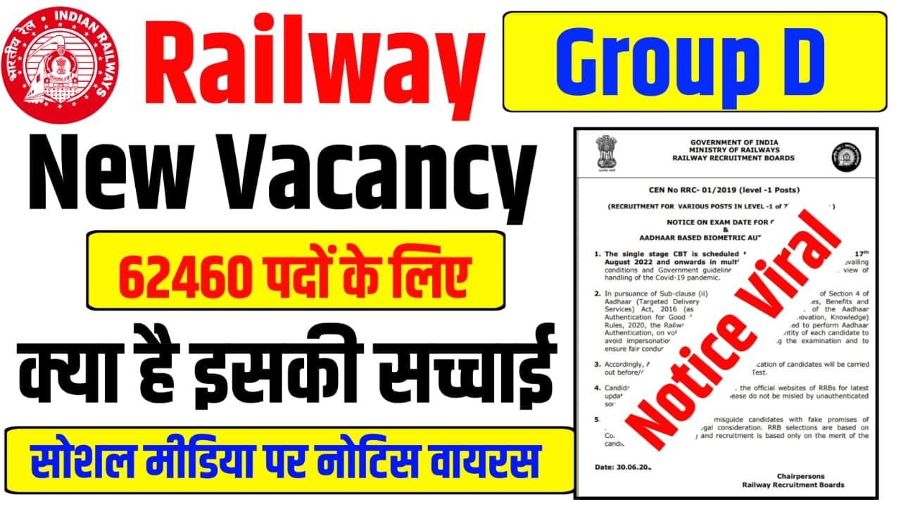 RRB Group D New Vacancy 2025