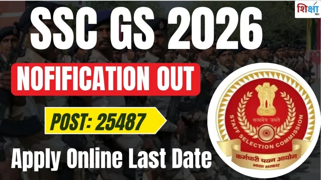 SSC GD Online Form 2026
