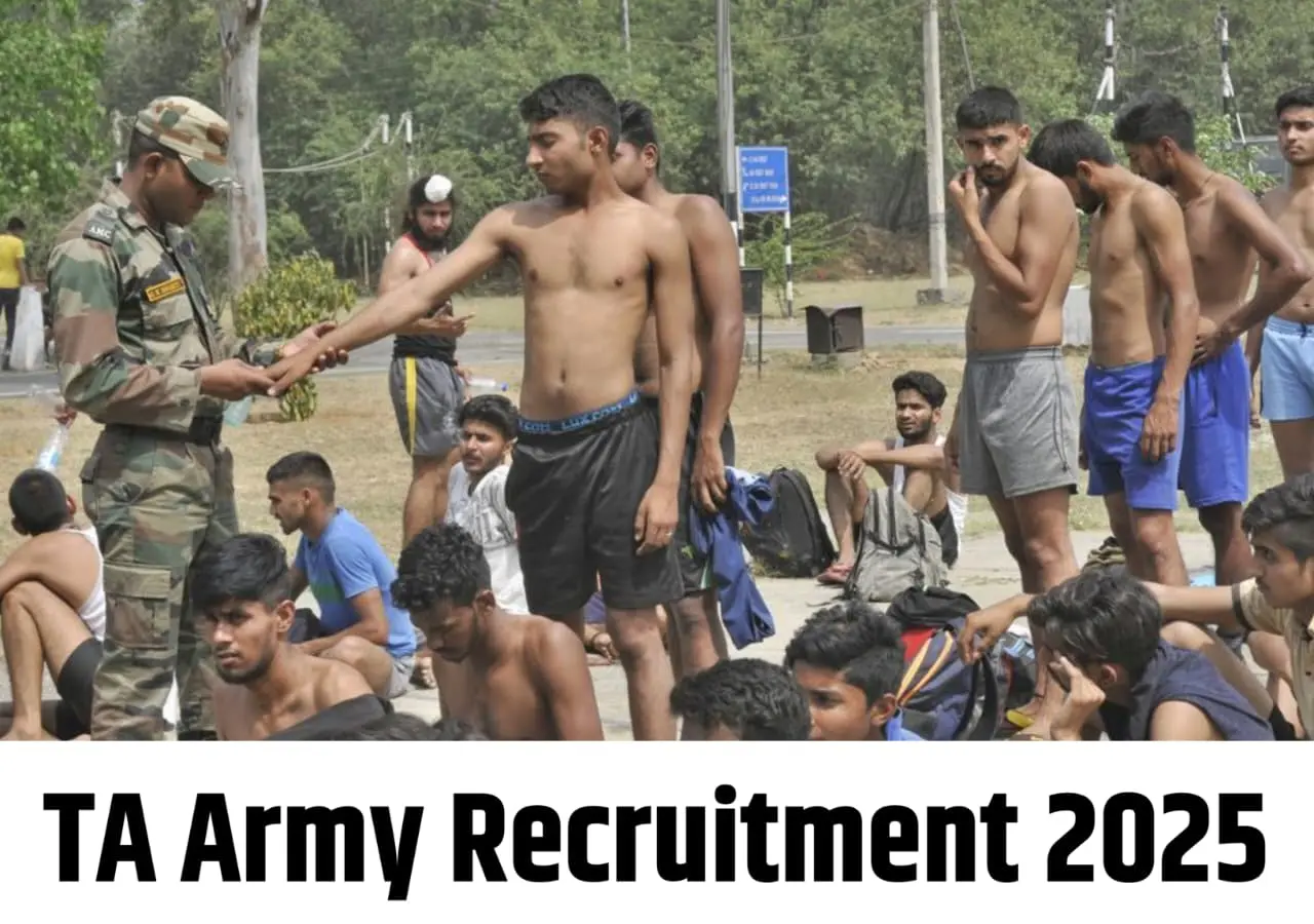 Territorial Army Recruitment 2025